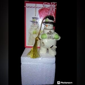 Lenox snowman ornament